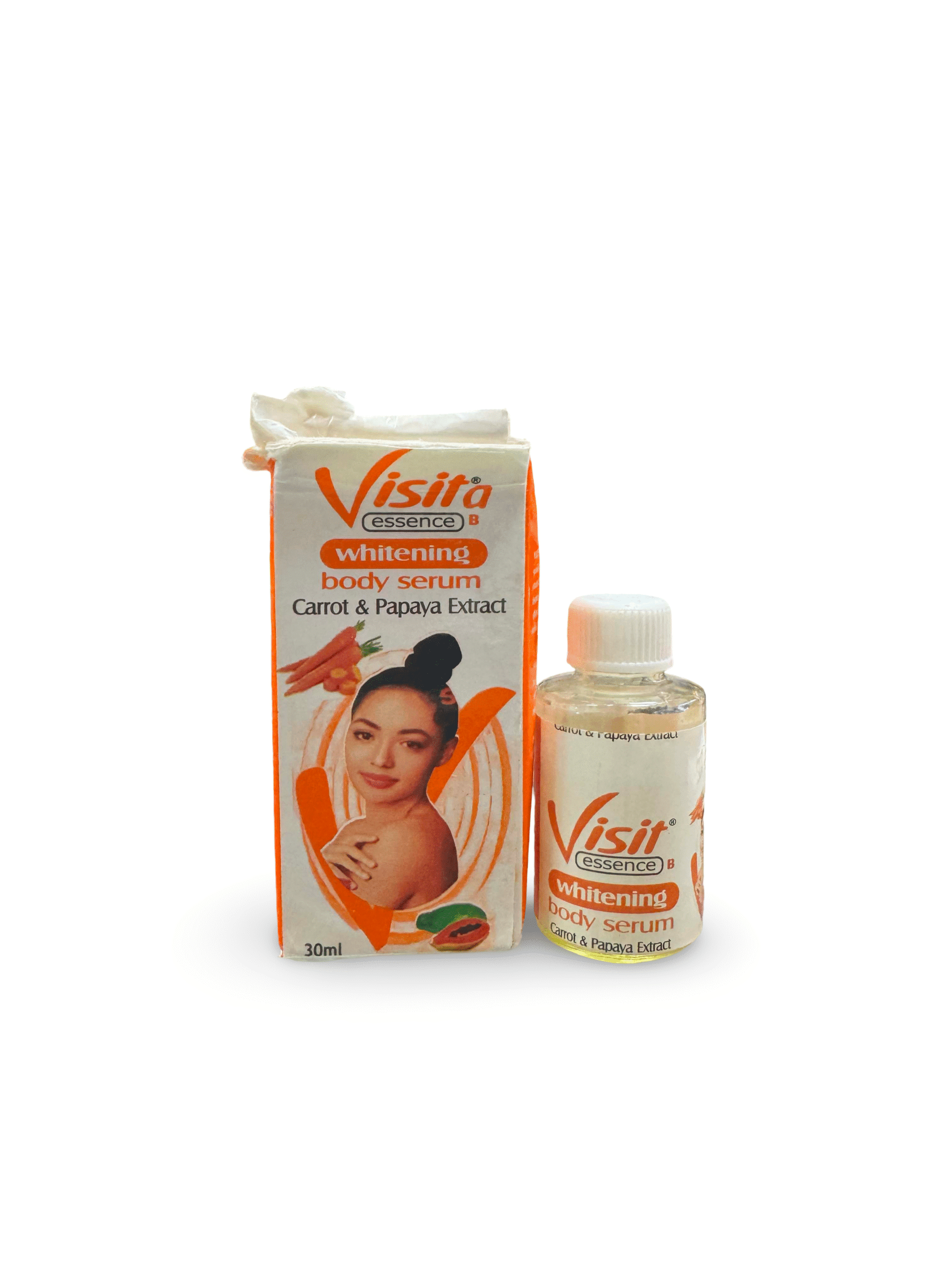 Visita Essence Whitening Body Serum – Carrot & Papaya Extract – 30ml