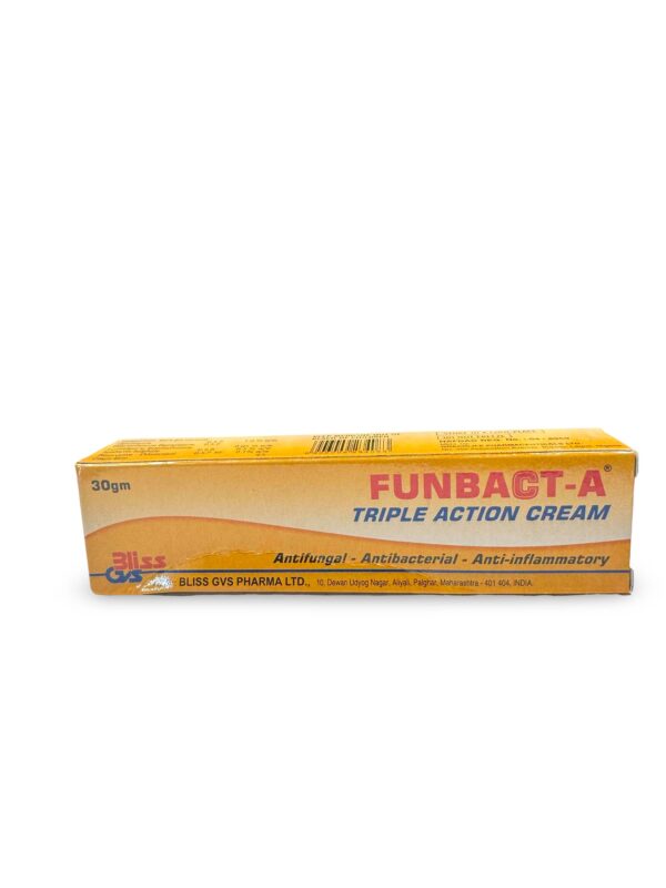 Funbact-A Triple Action Cream – 30g